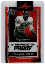 2024 Leaf Metal Signature Series Fred Williamson 1/1 #NNO Pre-Production