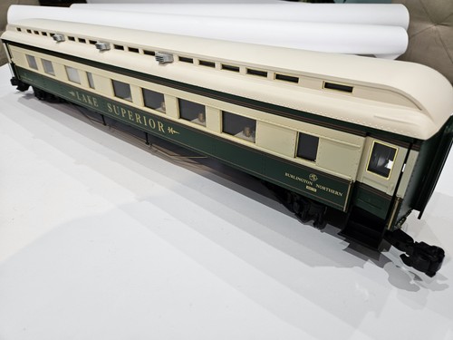 Aristo Craft G Scale BURLINGTON NORTHERN Lake Superior Dinner Car NIB - Picture 3 of 9