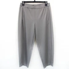 Eileen Fisher Gray Cozy Brushed Terry Hug Slouchy Pant Small