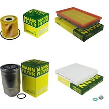 MANN-FILTER Inspektionspaket Filterset für Nissan Almera Tino 2.2 dCi V10 N16