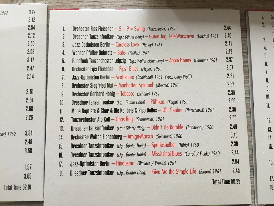 10 CD-Box Jazz & Swing in der DDR 1947 - 1962  180 Original Rarities - Bild 4 von 4