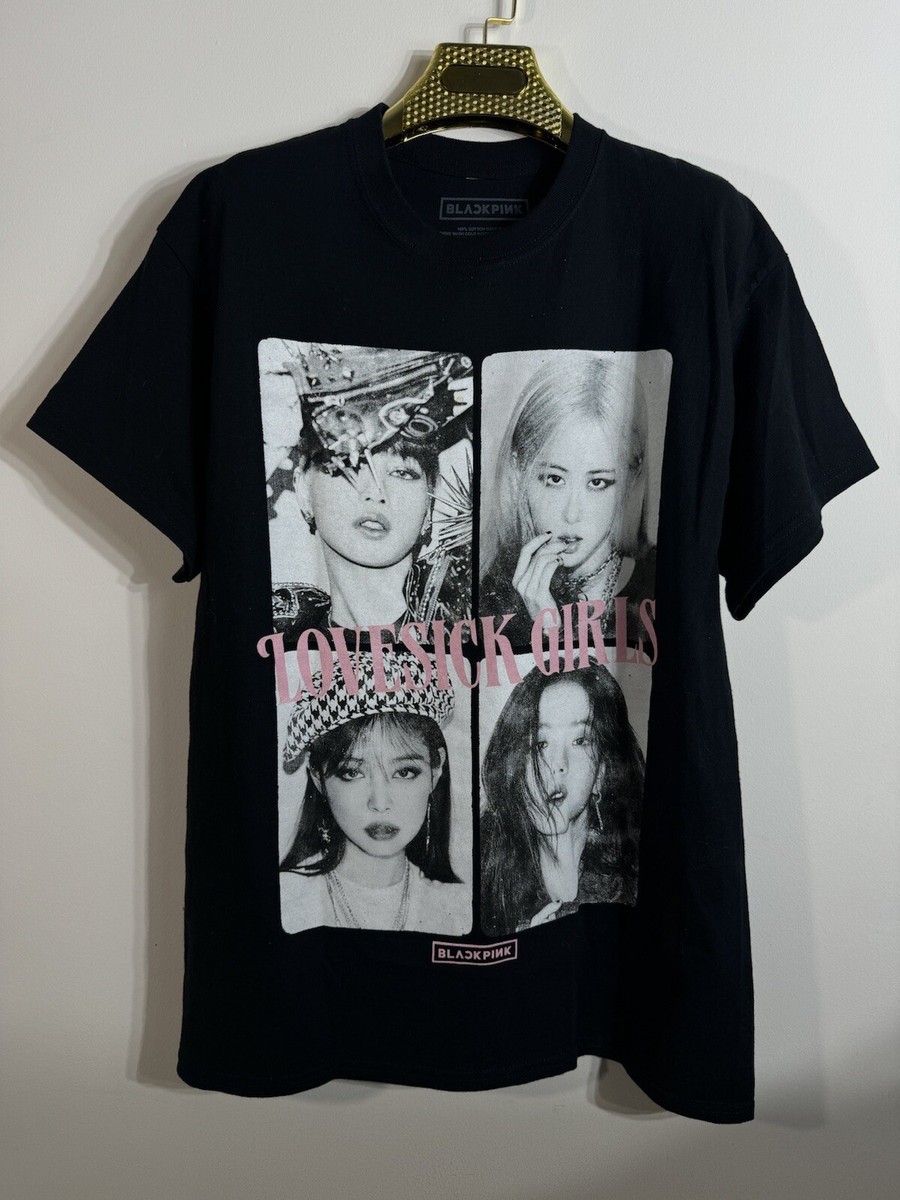 9818 BLACKPINK LOVESICK GIRLS Tシャツ 黒 M 9818 BLACKPINK LOVESICK GIRLS Tシャツ 黒 M - メルカリ