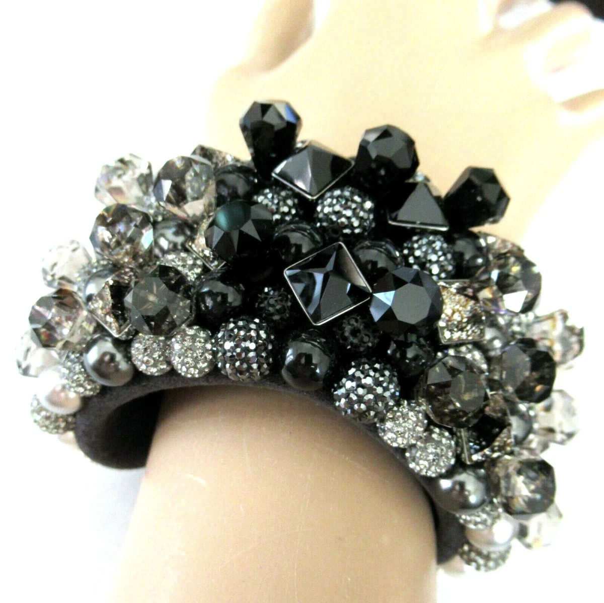 Swarovski crystal hotsell cuff bracelet
