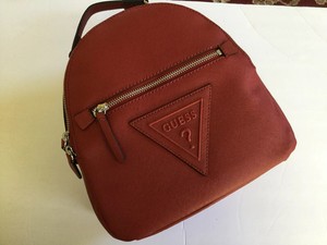 guess red backpack