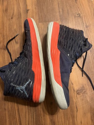 Jordan Melo XIII M13 Midnight Navy Shoes Sneakers Size 13 Used