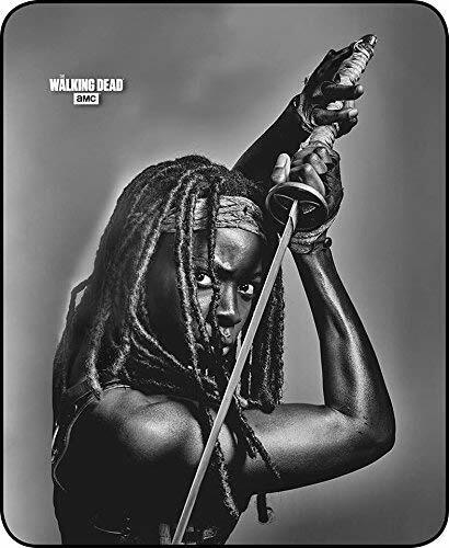 Queen AMC TWD The Walking Dead Michonne Mink Faux Fur Luxury Blanket Plush 