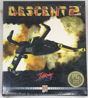 Descent 2 PC CD-ROM Big Box  NEU 
