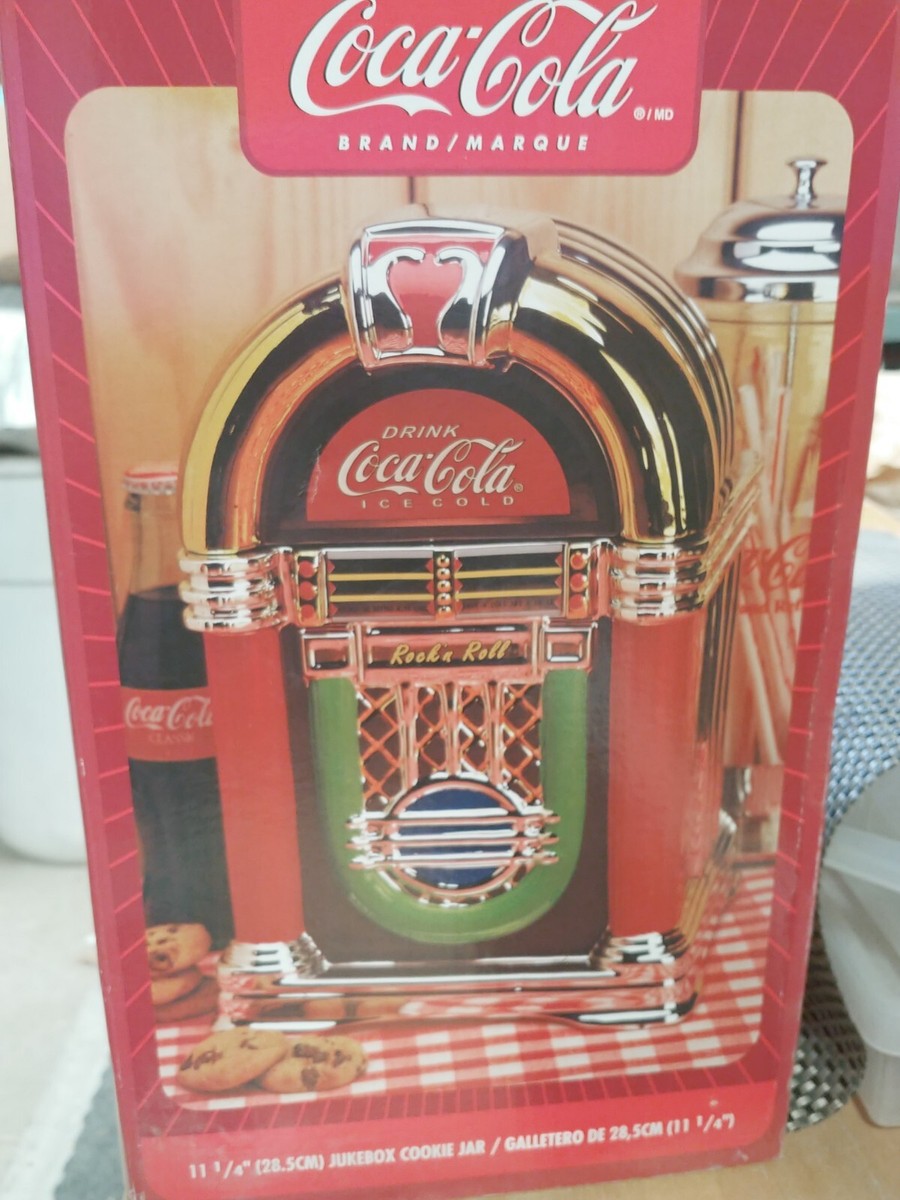 Coca-Cola Cookie Jar Jukebox w/ original Box, coke memorbilia