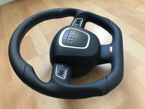 Sport Tuning S-Line Lenkrad Lederlenkrad Audi A3 A4 A5 A6 8K0 4F0 ohne Tausch