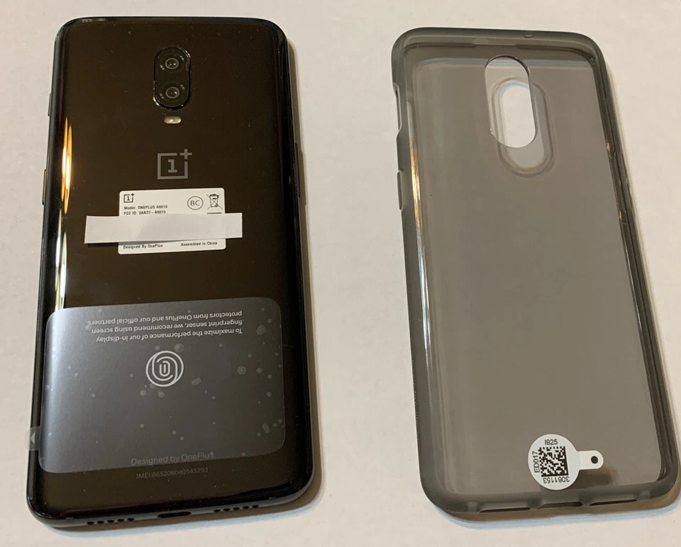 T-Mobile One Plus 6T - 128 ГБ - зеркальный черный (разблокированный) (8 ГБ RAM) - только TMobile - Изображение 2 из 2