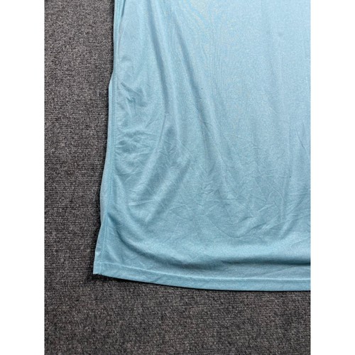 Men's Blue T-Shirt Short Sleeve Crew Neck Pullover Size 3LT - Picture 10 of 14