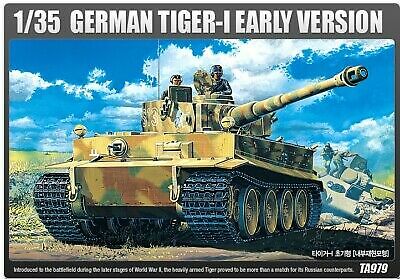 Academy 13239 Wwii German Tiger I Tank With Full Interior 1 35 Scale Model Kit For Sale Online Ebay