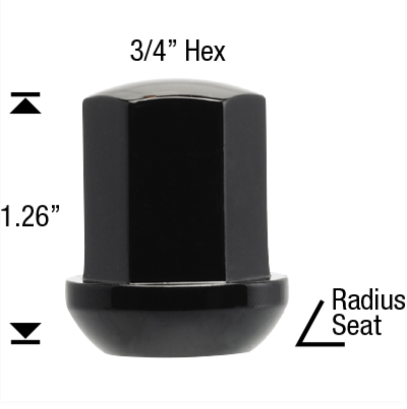 5x Black Porsche OEM Lug Nuts 14x1.5 Radius Seat Fits 911 928 924 944