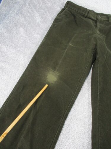 Orvis Pants Mens 38 Dark Green Corduroy Trousers * - Picture 2 of 13