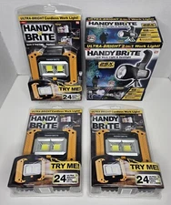 Handy Brite Ultra Bright Cordless LED Work Light 500 / 650 Lumens Tripod 4 Peice