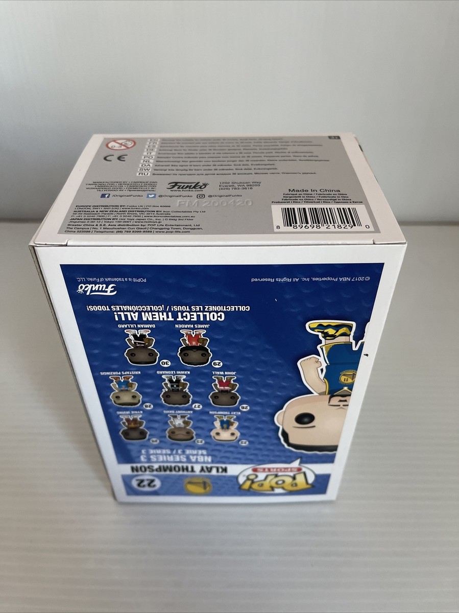 Klay Thompson Signed Autographed Golden State Warriors Funko