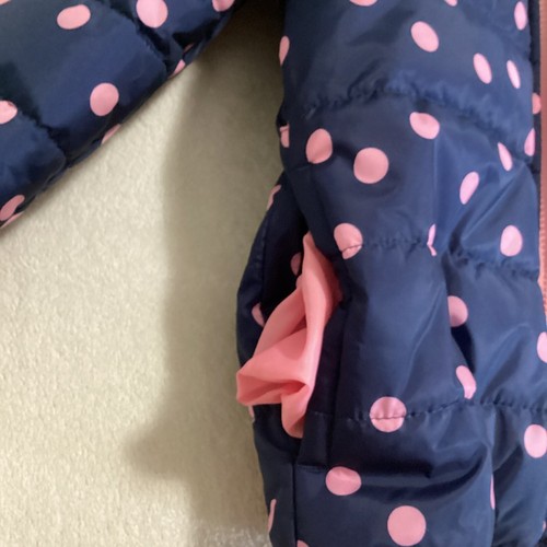 Carters Girls Jacket 5 Year Blue And Pink Packable Water Resident NWT - Picture 3 of 10