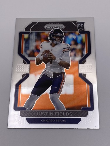 2021 Panini Prizm Justin Fields RC #334 Chicago Bears Pittsburgh Steelers QB - Bild 2 von 6