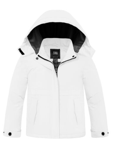 ZSHOW Girls' Waterproof Ski Jacket Warm Winter Coat Thicken Quilted Snow Coat - Picture 3 of 54