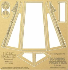 X-Wing Canopy Frames for DeAgostini Kit - 1/18 scale - PGX229