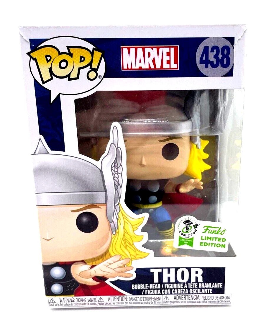 NEW Funko Pop Marvel Classic Thor 438 Official 2019 ECCC Comic Spring Con