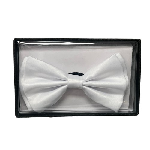 Classic BowTie Pure Plain Neckwear Adjustable Men's Bow Tie - Tuxedo (Pretied) - 第 8/89 張圖片