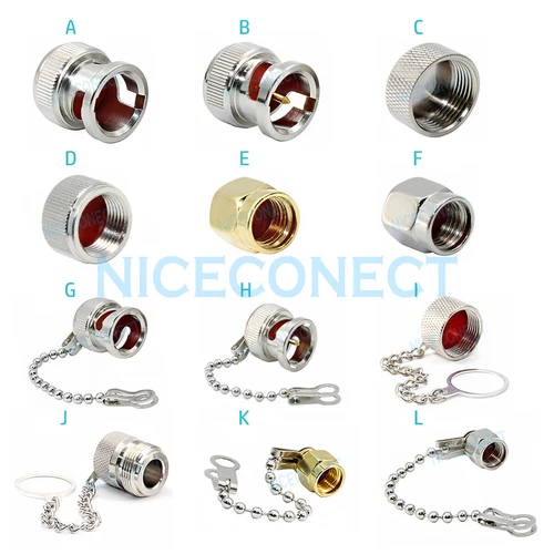 10-50pcs Protective Cover Dust Cap Lot For BNC SMA N TNC Male Female Connector