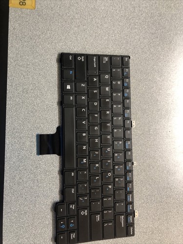 Dell Latitude E7440 E7240 Keyboard 0D4HRW D4HRW PK130VM1A00 NSK-LDAUC OEM - Picture 3 of 9