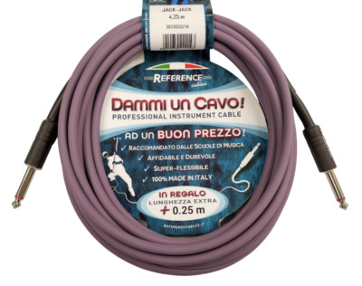 Reference Give Me A Cable Instruments Jack 6.3mm MM Staight/Straight 4.25m Lilac