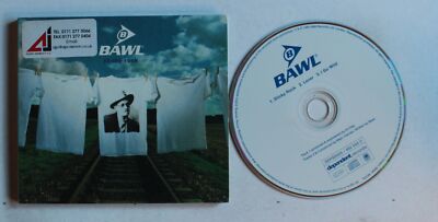 Bawl Sticky Rock UK 3-Track Digipak CD 1996 PR-Sticker Indie Britpop Glam