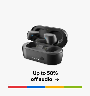 Up to 50% off audio