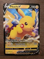 JUMBO Pikachu V SWSH061 Black Star Promos Ultra Rare Holo Pokémon 2021 OVERSIZED