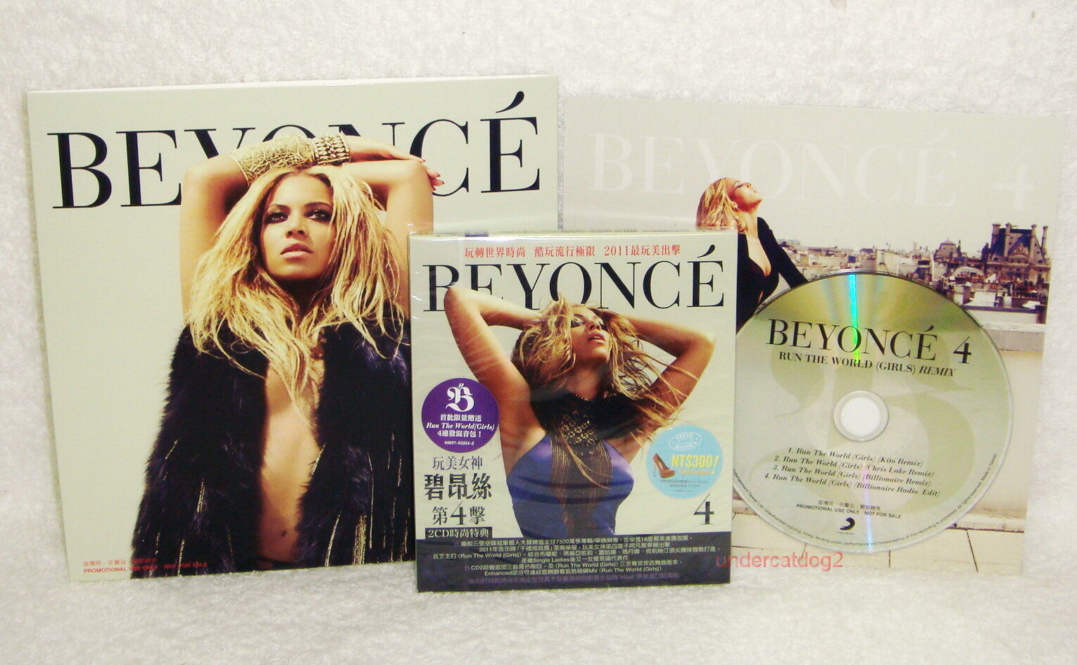 Beyonce 4 Deluxe Edition Taiwan 2-CD+ Promo Remix CD