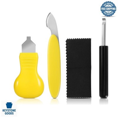 4-Piece Professional Watch Back Remover & Repair Tool Set