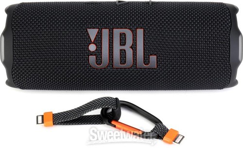 JBL Flip 7 Portable Waterproof Bluetooth Speaker - Black - Afbeelding 4 van 9