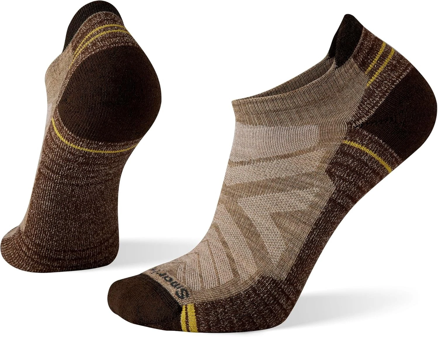 Men's Light Cushion Low Ankle Hiking Socks - Durable Merino Wool Blend