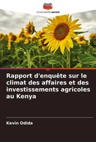 Rapport D'enquêTe Sur Le Climat Des Affaires Et Des Investissements Agricoles...