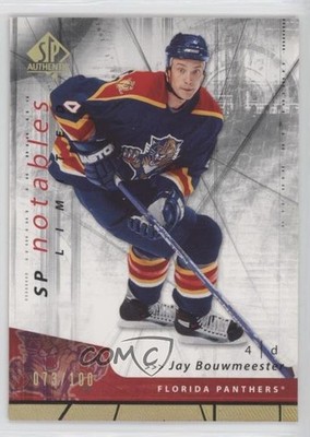 2006-07 SP Authentic SP Notables Limited 73/100 Jay Bouwmeester #122 01qm