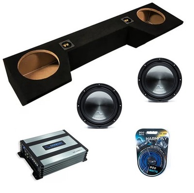 Harmony Audio HA-R104 10'' Subwoofer Fits 19-25 Dodge Ram Quad Cab w/ HA-A400.1