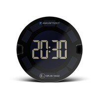 Ooono P-DISC NO3 Schwarz Elektronische Parkscheibe Mit Zulassung FüRs Auto