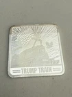 Trump 1 Oz .999 Fine Silver Square 2024 Trump Train Silver Bar Coin Has Spots
