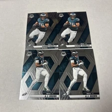 2025 Mosaic Eagles Card Lot Of 4! Barkley And Brown!