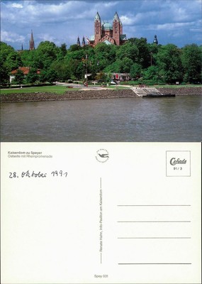 Ansichtskarte Speyer Kaiserdom 1991