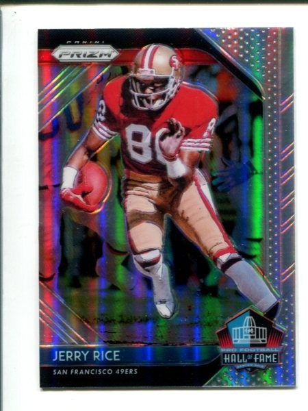 2018 Panini Prizm - Hall of Fame #HOF-8 Jerry Rice 🏈