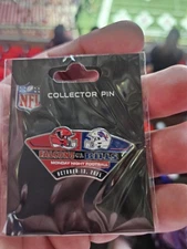 Buffalo Bills Vs. Atlanta Falcons Game Day Pin MNF Football Josh Allen Bijan
