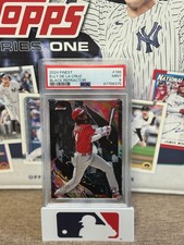 2024 Topps Finest Elly De La Cruz #03/15 RC Black Refractor PSA 9  Reds