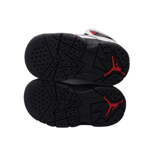 Jordan True Flight 343797-100 Toddler White/Black-Varsity Red Size 4C - Picture 8 of 10