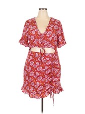 PrettyLittleThing Women Red Casual Dress 12