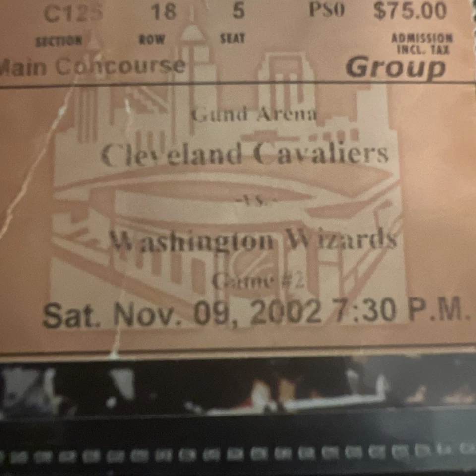 2002 Michael Jordan #23  And Original Ticket NBA Washington Wizards 8X10 Photo - Image 3 of 4