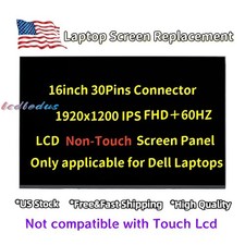 16" Led Lcd Display Screen For Dell Inspiron 16 Pro 5620 5625 Laptops 1920x1200